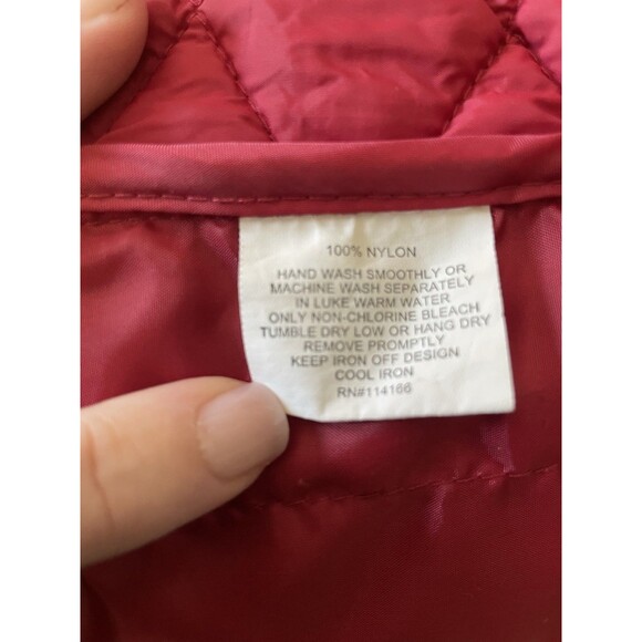 Colosseum Own the Stands Indiana University Red Puffer Vest Hooded Size S - Picture 5 of 6